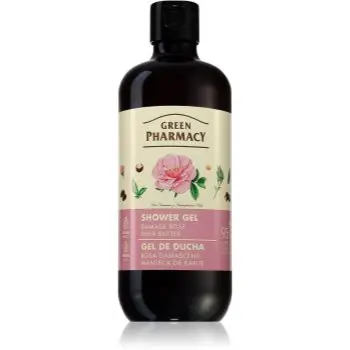 Green Pharmacy Damask Rose & Shea Butter Shower Gel gel de duș mătăsos