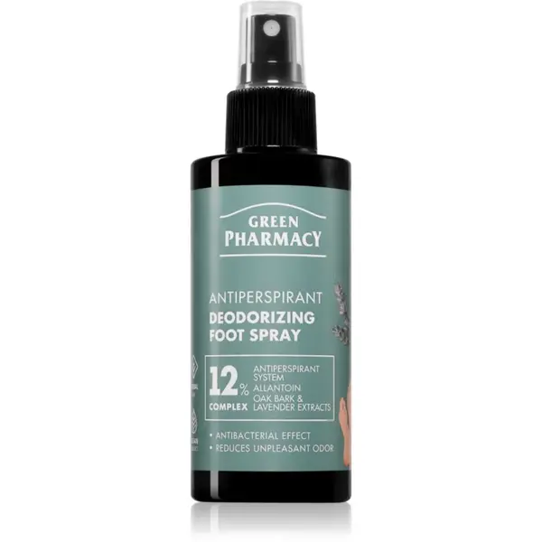 Green Pharmacy Foot Care Antiperspirant Deodorizing Foot Spray antiperspirant pentru tălpile picioarelor 150 ml