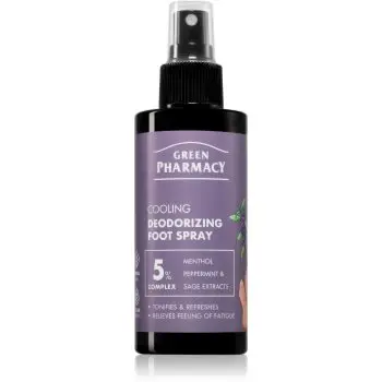 Green Pharmacy Foot Care Cooling Deodorizing Foot Spray deodorant pentru tălpile picioarelor