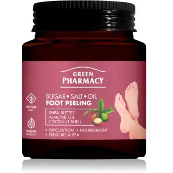 Green Pharmacy Foot Care Regenerating Sugar-Salt Oil Foot Peeling peeling exfoliant pentru picioare
