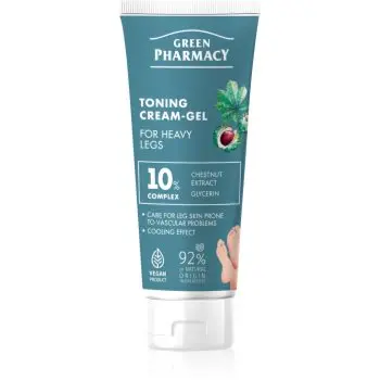 Green Pharmacy Foot Care Toning Foot Cream-Gel For Heavy Legs crema de picioare