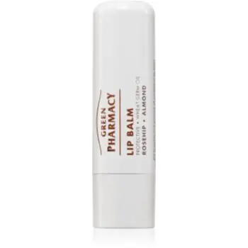 Green Pharmacy Rosehip & Almond Oil balsam de buze
