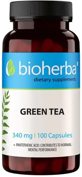 Green Tea, 340 mg, 100 capsule, Bioherba
