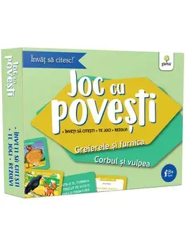 Greierele si furnica. Corbul si vulpea. Invat sa citesc! Joc cu povesti/***