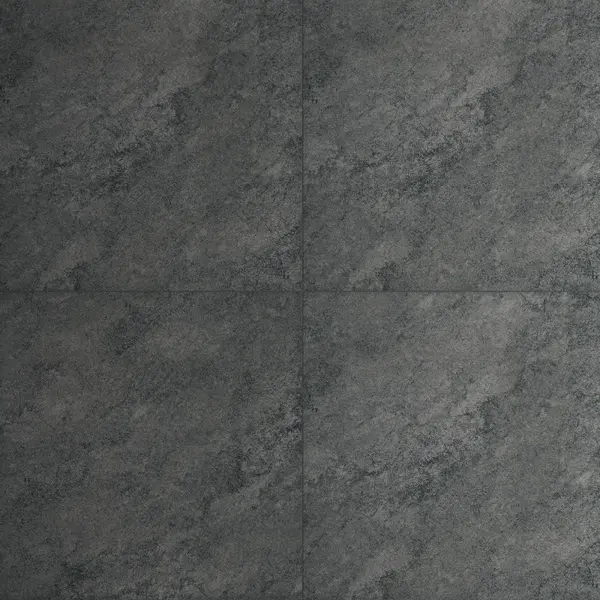 Gresie antiderapanta exterior / interior Montana Anthracite 60X60X2 cm mata portelanata rectificata aspect ciment