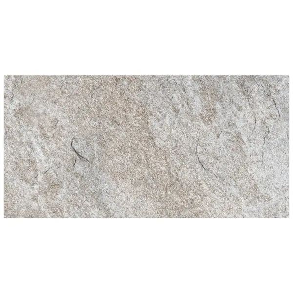 Gresie antiderapanta exterior / interior Stone Grey 30 x 60 cm mata portelanata tip piatra naturala