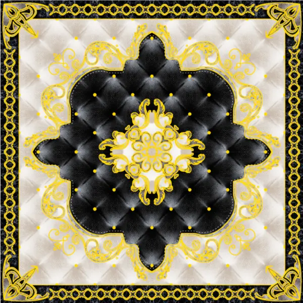 Gresie decorativa / covor ceramic Baroque Safa 12497-1B 120X120 (4 placi 60X60) lucioasa
