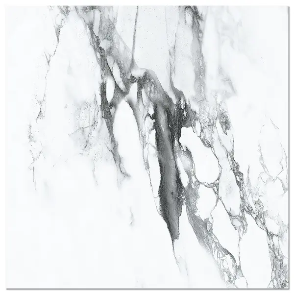 Gresie exterior / interior portelanata Alcora White 45 x 45 cm lucioasa tip marmura