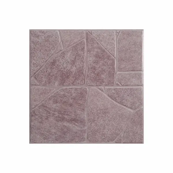 Gresie exterior / interior portelanata Palermo Red 33 x 33 cm mata tip piatra