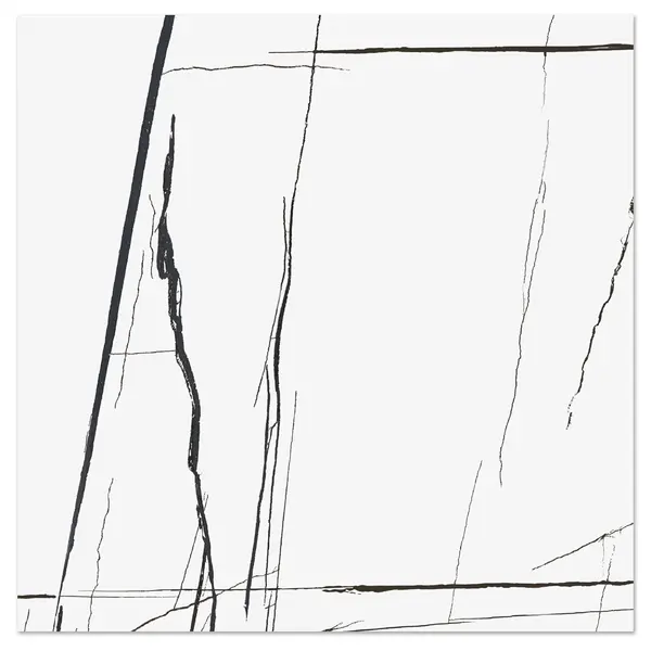 Gresie exterior / interior portelanata Ponte White 45 x 45 cm lucioasa tip marmura