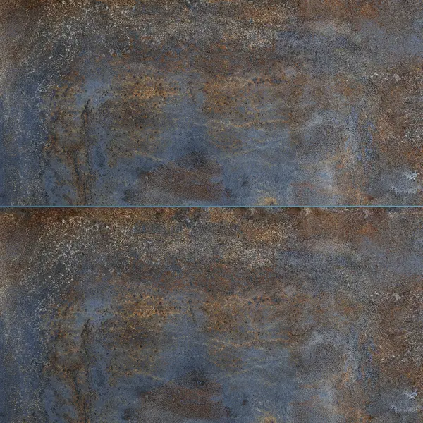 Gresie exterior / interior portelanata Saturn Blue 59 5 x 119 5 cm lucioasa rectificata aspect ciment