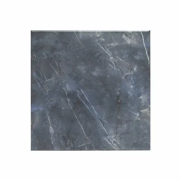 Gresie exterior / interior portelanata Troppica Blue 33 x 33 cm mata tip marmura