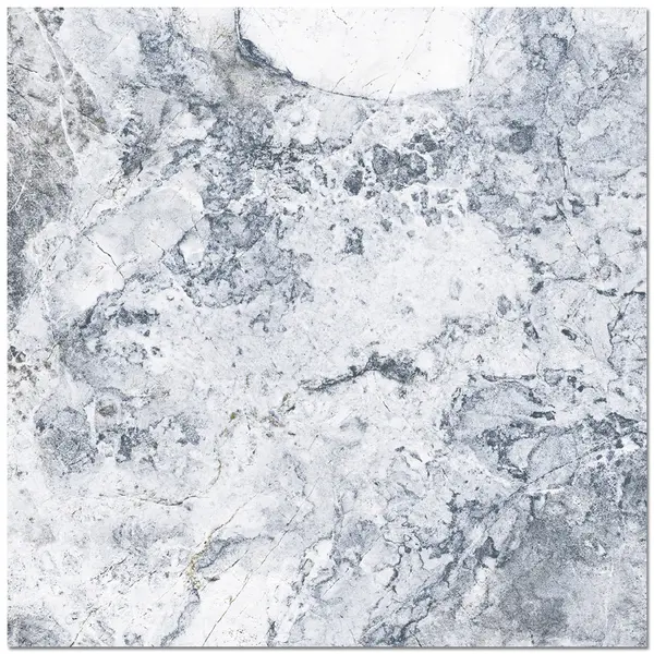 Gresie exterior / interior portelanata Vinaros Grey 45 x 45 cm lucioasa tip marmura