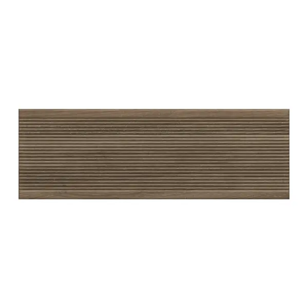Gresie tip parchet interior Toronto Brown Relief 20 x 60 cm mata