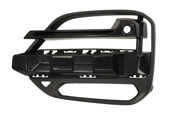 Grila bara Fata Dreapta cu orificii proiector ceata, cu orificii senzori parcare, negru potrivit BMW IX3 G08, X3 G01, F97 08.17- 10.17-