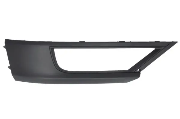 Grila bara Fata Dreapta Inferior, cu orificii proiector ceata, cu orificii senzori parcare, plastic, negru potrivit VW GOLF ALLTRACK VII, GOLF SPORTSVAN VII 08.12-