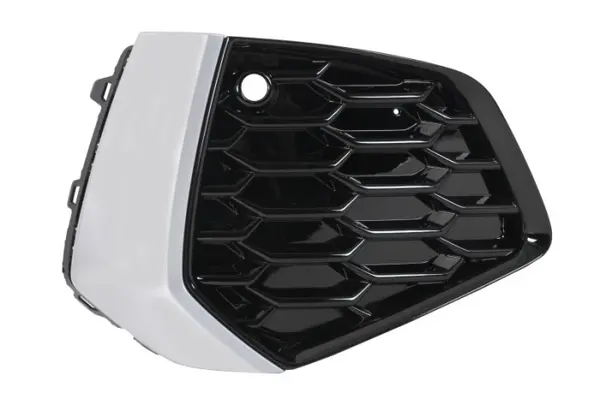 Grila bara Fata Dreapta plastic, aluminiu negru potrivit AUDI A3, A3 ALLSTREET 11.19- 07.16-