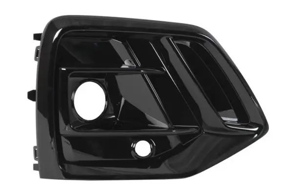 Grila bara Fata Dreapta S-LINE, cu orificii proiector ceata, cu orificii senzori parcare, negru lucios potrivit AUDI Q5 06.16- 01.17-10.20