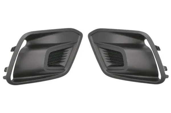 Grila bara Fata Dreapta Stanga Set 2 bucati, negru potrivit RENAULT GRAND KANGOO III, KANGOO III, KANGOO III MINIVAN 06.21- 01.21-