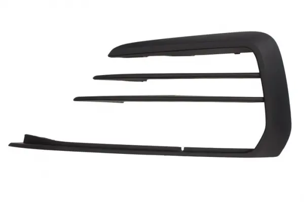 Grila bara fata exterior Fata Stanga GTI, plastic, negru potrivit VW GOLF ALLTRACK VII, GOLF SPORTSVAN VII, Golf 7 VII 2017-2019