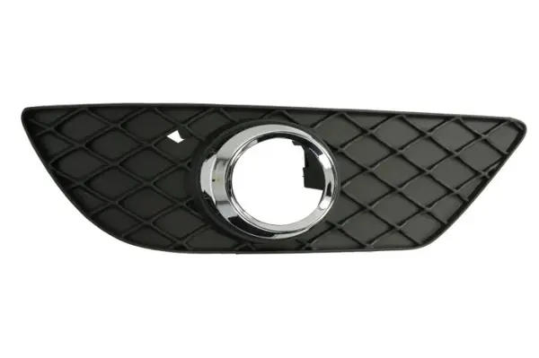 Grila bara Fata Stanga cu cadru, cu orificii proiector ceata, crom negru-mat potrivit MERCEDES C C204, C T-MODEL S204, C W204 01.07- 03.11-12.13