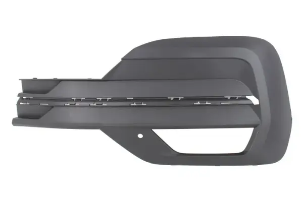 Grila bara Fata Stanga cu gauri de lama, negru-mat potrivit VW CALIFORNIA T6 CAMPER, MULTIVAN T6, TRANSPORTER T6, TRANSPORTER T6 CARAVELLE T6 04.15-08.24 03.19-