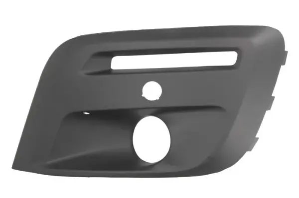 Grila bara fata stanga cu locas proiectoare, cu locas senzori parcare plastic, negru CITROEN BERLINGO 2 II PEUGEOT PARTNER 2 II intre 2015-2018
