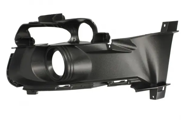 Grila bara fata stanga cu locas proiectoare, plastic, negru FORD MUSTANG intre 2015-2018