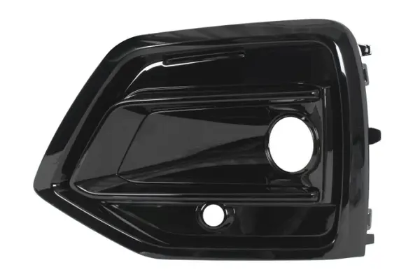 Grila bara Fata Stanga cu orificii proiector ceata, cu orificii senzori parcare, negru lucios potrivit AUDI Q5 06.16- 01.17-10.20