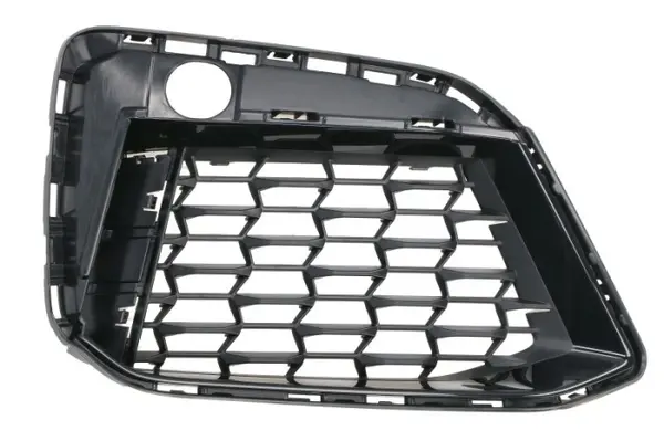 Grila bara Fata Stanga deschis, pachet M, cu orificii senzori parcare, plastic, negru lucios potrivit BMW 3 G20, G80, G28, 3 G21, G81, 5 G30, F90, 5 G31 09.16-