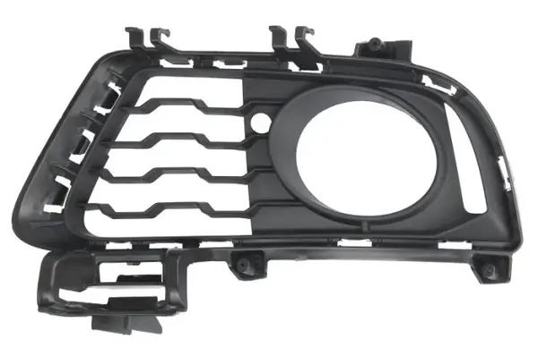 Grila bara Fata Stanga pachet M, cu orificii proiector ceata, plastic, negru potrivit BMW 3 GRAN TURISMO F34 11.12-