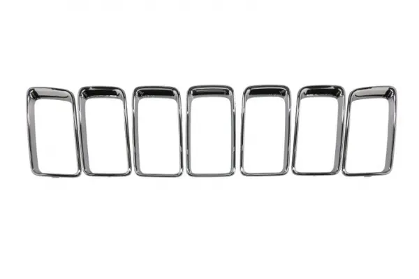 Grila bara set, plastic, crom JEEP GRAND CHEROKEE 4 IV WK2 intre 2013-2016