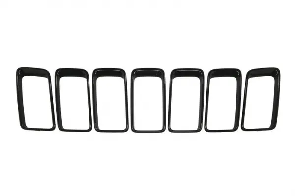 Grila bara set, plastic, negru JEEP GRAND CHEROKEE 4 IV WK2 intre 2013-2016