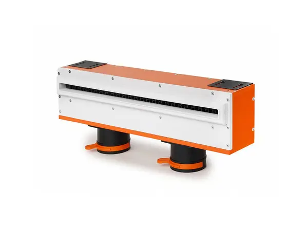 grila de ventilatie incastrata in rigips ergovent lineo single 500, 75 mm