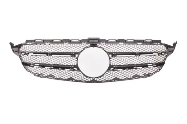 Grila fata 8 buc set, AVANTGARDE, negru crom argintiu MERCEDES Clasa C W205 dupa 2013