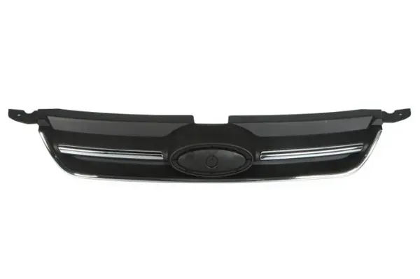 Grila radiator cu ornamente cromate, negru, potrivit FORD C-MAX II 1.0-2.0H 2010-2019