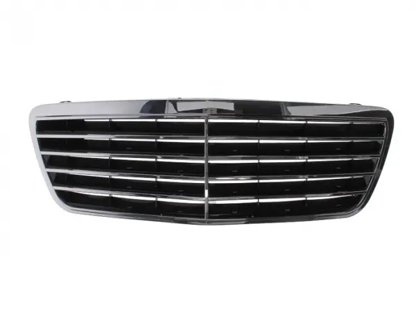 Grila radiator fata AVANTGARDE, negru crom MERCEDES Clasa E intre 1999-2003