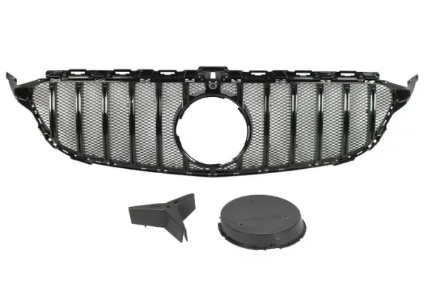 Grila radiator GT-R style, negru lucios potrivit MERCEDES C-KLASA W205 12.13-12.18