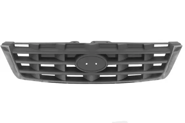 Grila radiator rame crom, negru potrivit HYUNDAI ACCENT II 12.03-11.05
