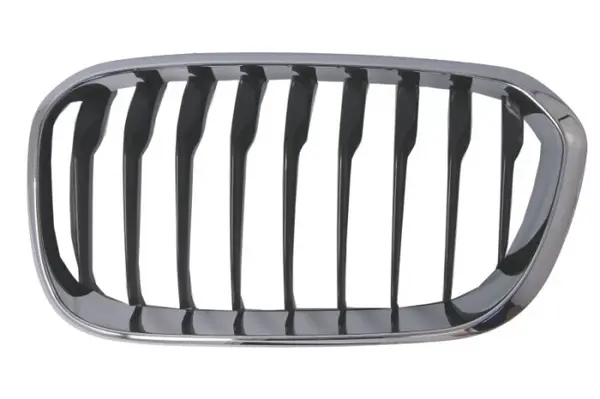 Grila radiator stanga (negru lucios crom) potrivit BMW 1 F20, F21 03.15-06.19