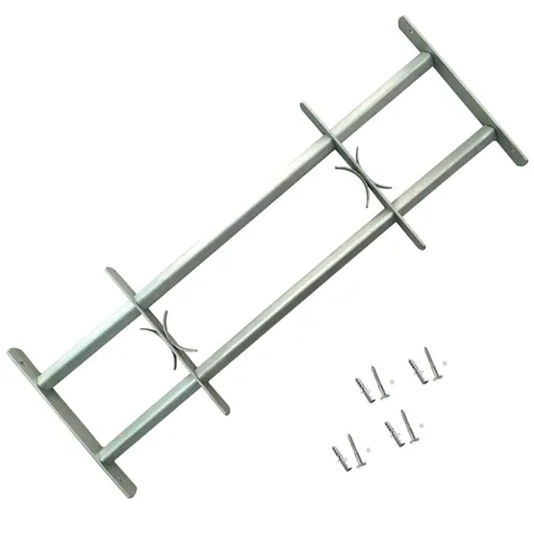 Grilaj de siguranta pentru ferestre cu 2 bare transversale 1000-1500mm
