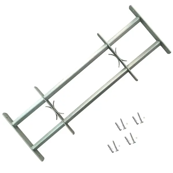 Grilaj de siguranta pentru ferestre cu 2 bare transversale 500-650 mm