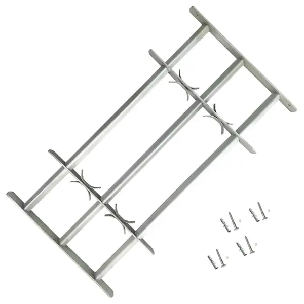 Grilaj de siguranta pentru ferestre cu 3 bare transversale 1000-1500mm
