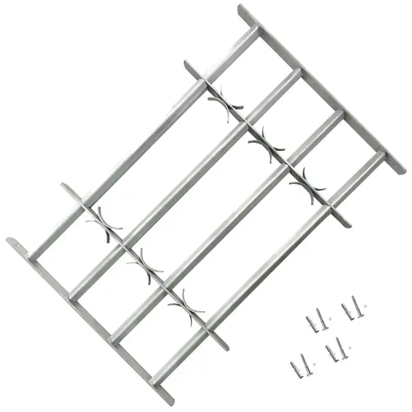 Grilaj de siguranta pentru ferestre cu 4 bare transversale 700-1050 mm