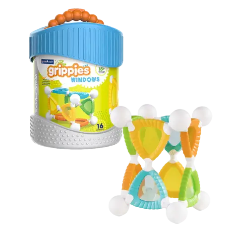 Grippies Windows, set magnetic senzorial (16 piese)