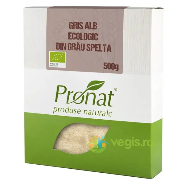 Gris Alb din Grau Spelta Ecologic/Bio 500g