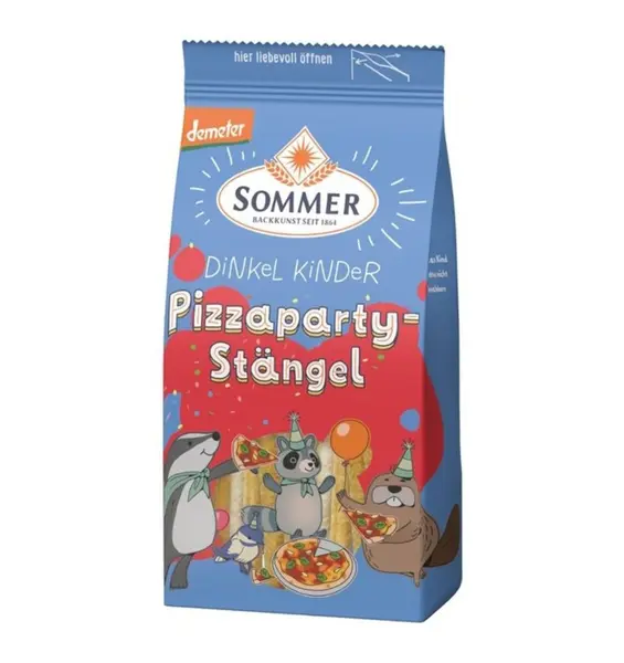 Grisine bio si demeter din grau spelta, Pizza party, 100 g