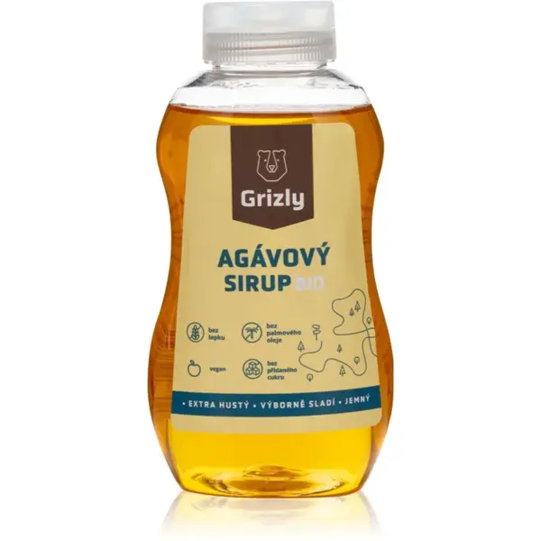 Grizly Agávový sirup BIO îndulcitor 350 g