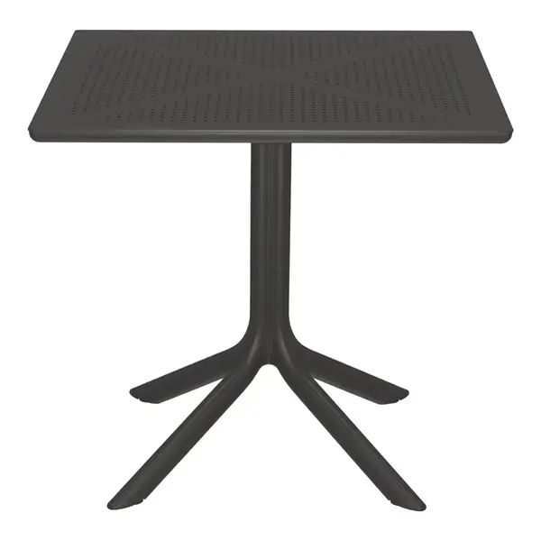 Groovy Pakoworld masa perforata pp antracit 80x80x74cm Groovy Pakoworld masă perforată pp antracit 80x80x74cm