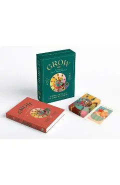 Grow: Pathways to Passion, Purpose & Peace Guidebook & Card Set - Justina Blakeney